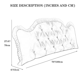 Amazon.com: ZZYK Headboard Bed Pillows for Sitting Up in Bed